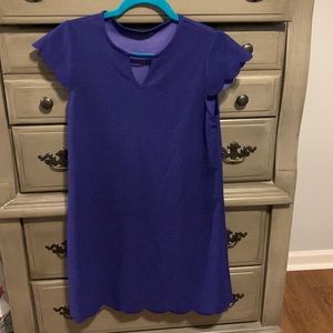 Royal blue Shein Scalloped Dress size Small